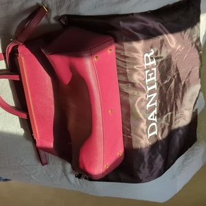 Danier Red Leather Bag